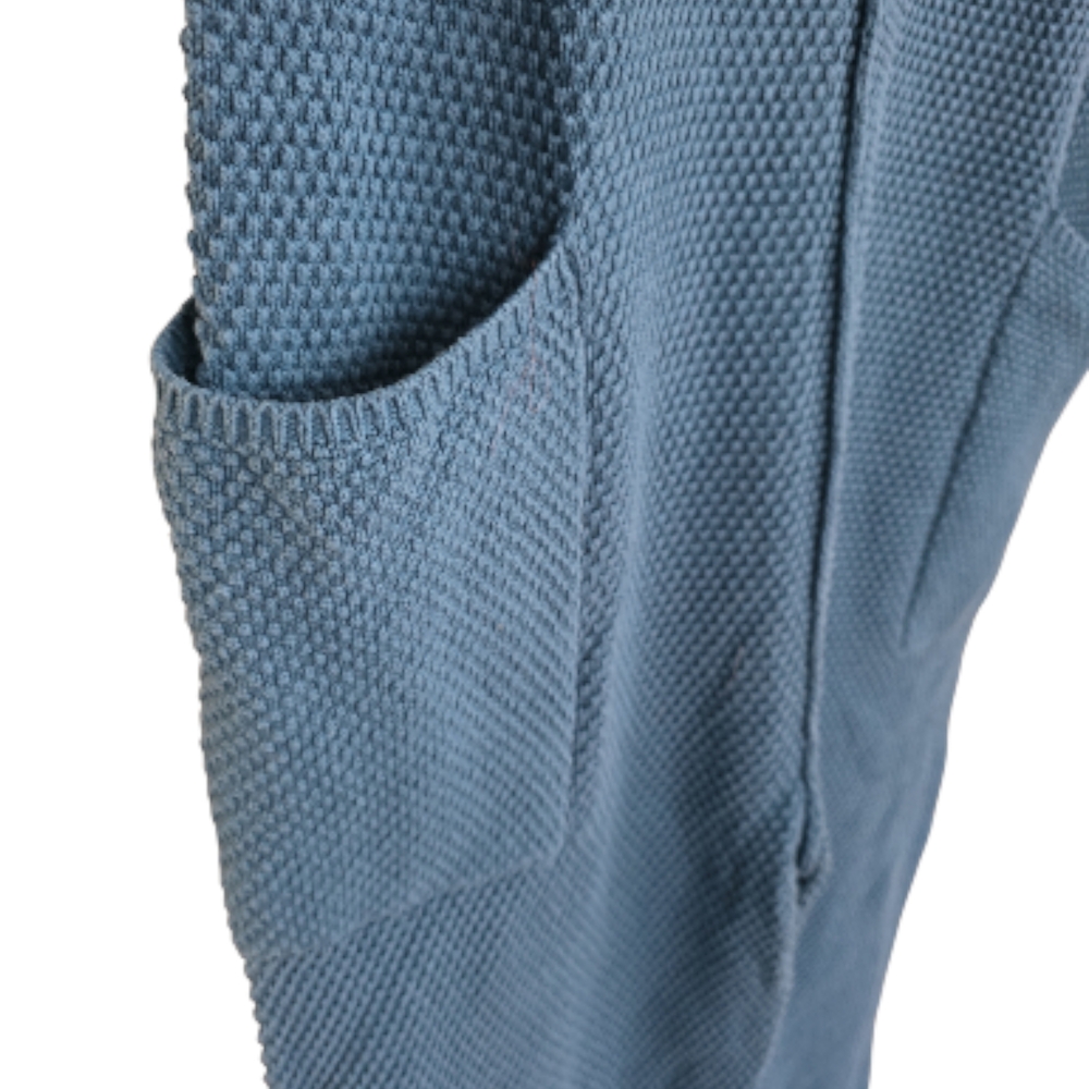 Free People Blue Knit Sweater Jumpsuit - Picture 3 of 10